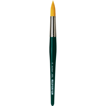 da Vinci NOVA Synthetik Serie 1570 / Rundpinsel, extrafeine goldfarbene Fasern
