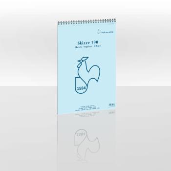 Skizze 190 Block, 190g/m², säurefrei, weiß, 50 Blatt
