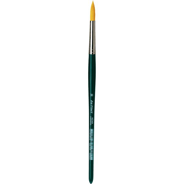 da Vinci NOVA Synthetik Serie 1570 / Rundpinsel, extrafeine goldfarbene Fasern
