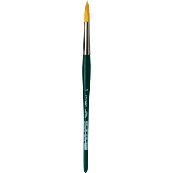 da Vinci NOVA Synthetik Serie 1570 / Rundpinsel, extrafeine goldfarbene Fasern