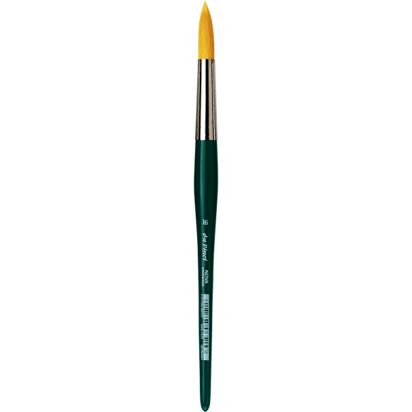 da Vinci NOVA Synthetik Serie 1570 / Rundpinsel, extrafeine goldfarbene Fasern