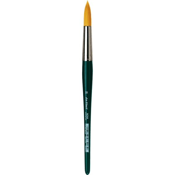 da Vinci NOVA Synthetik Serie 1570 / Rundpinsel, extrafeine goldfarbene Fasern