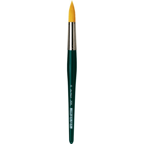 da Vinci NOVA Synthetik Serie 1570 / Rundpinsel, extrafeine goldfarbene Fasern