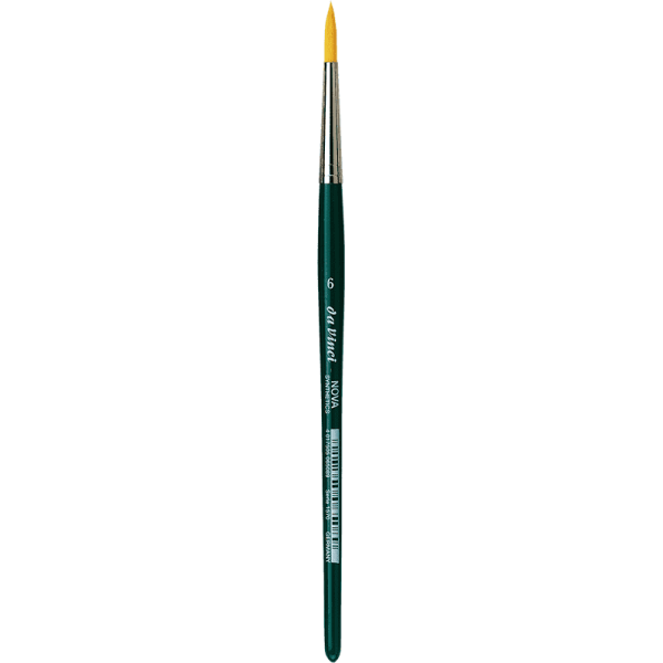 da Vinci NOVA Synthetik Serie 1570 / Rundpinsel, extrafeine goldfarbene Fasern