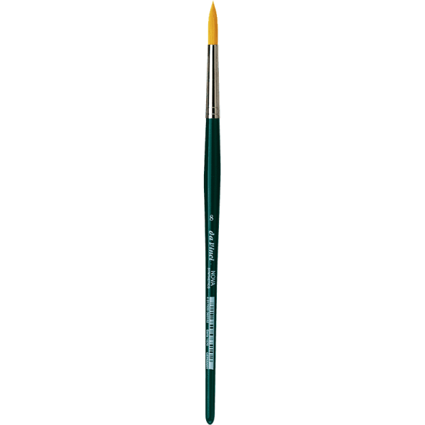 da Vinci NOVA Synthetik Serie 1570 / Rundpinsel, extrafeine goldfarbene Fasern
